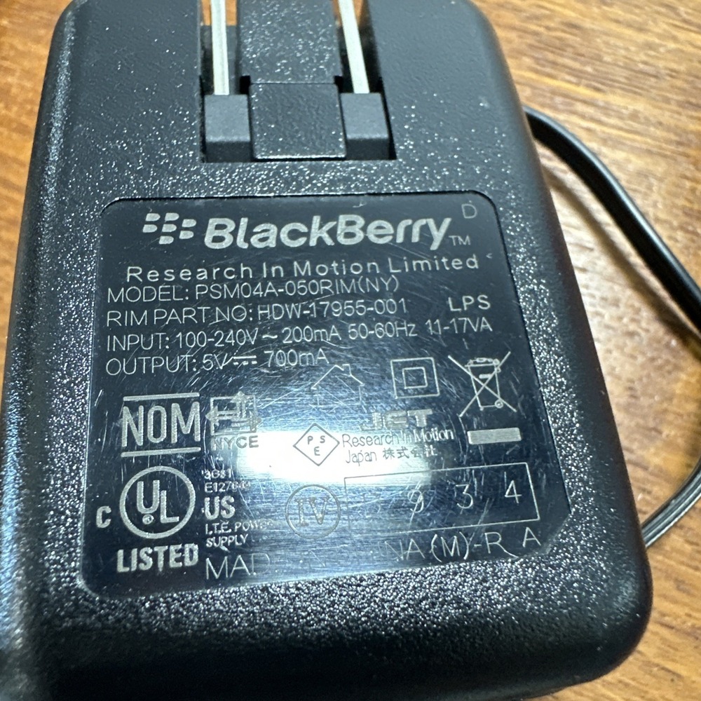 Genuine Blackberry Charger Adapter‎ Micro USB